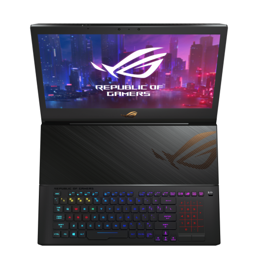 Rechts neben den Tasten ist ein Touchpad eingebaut. (Bild: Asus)